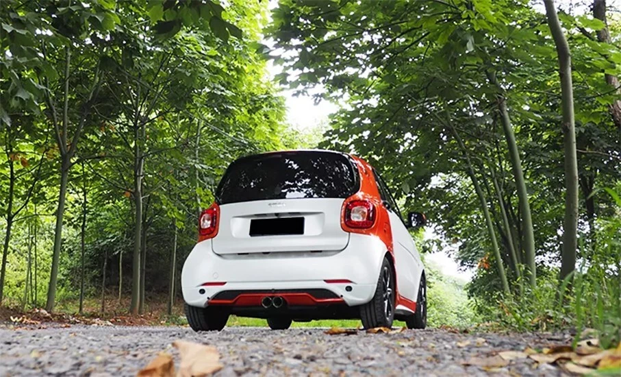 Подходит для Smart Fortwo 453 2015-2019 сотовый диффузор для губ заднего бампера - Изображение 3 из 4