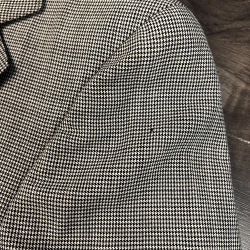 Ralph Lauren Polo University Club Blazer Uomo Cappotto Sportivo Pied de Poule Lana - Foto 3 di 11