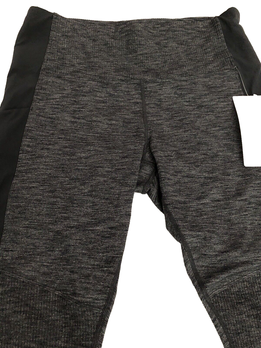 New With Tags ATHLETA Excursion Hybrid Tight Size MP Black Gray #54023