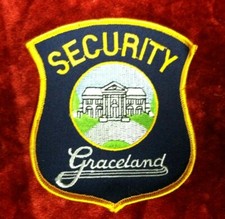RARE ELVIS PRESLEY GRACELAND SECURITY GUARD PATCH