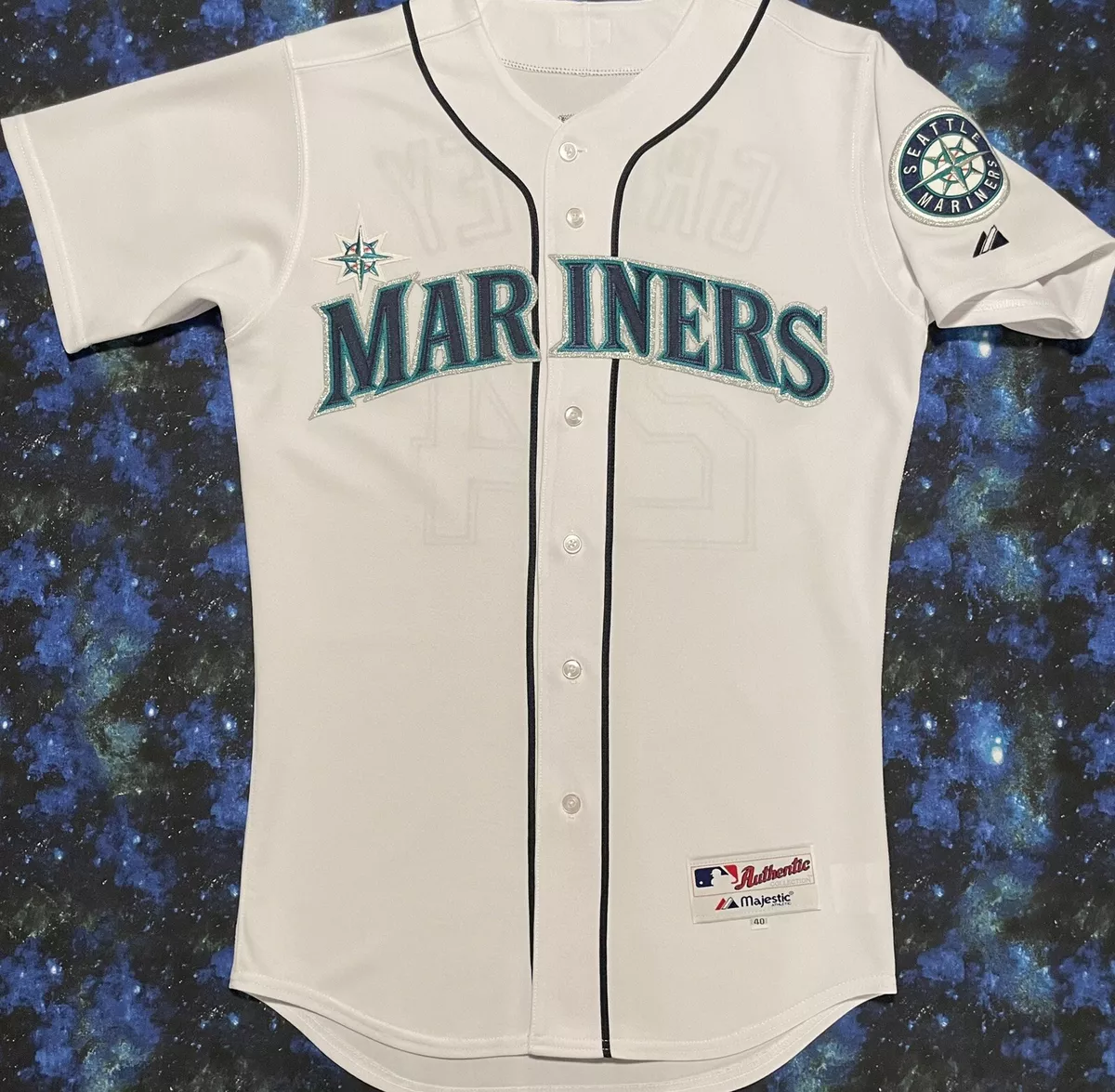 Authentic Vintage Majestic MLB Seattle Mariners Ken Griffey Jr Baseball  Jersey