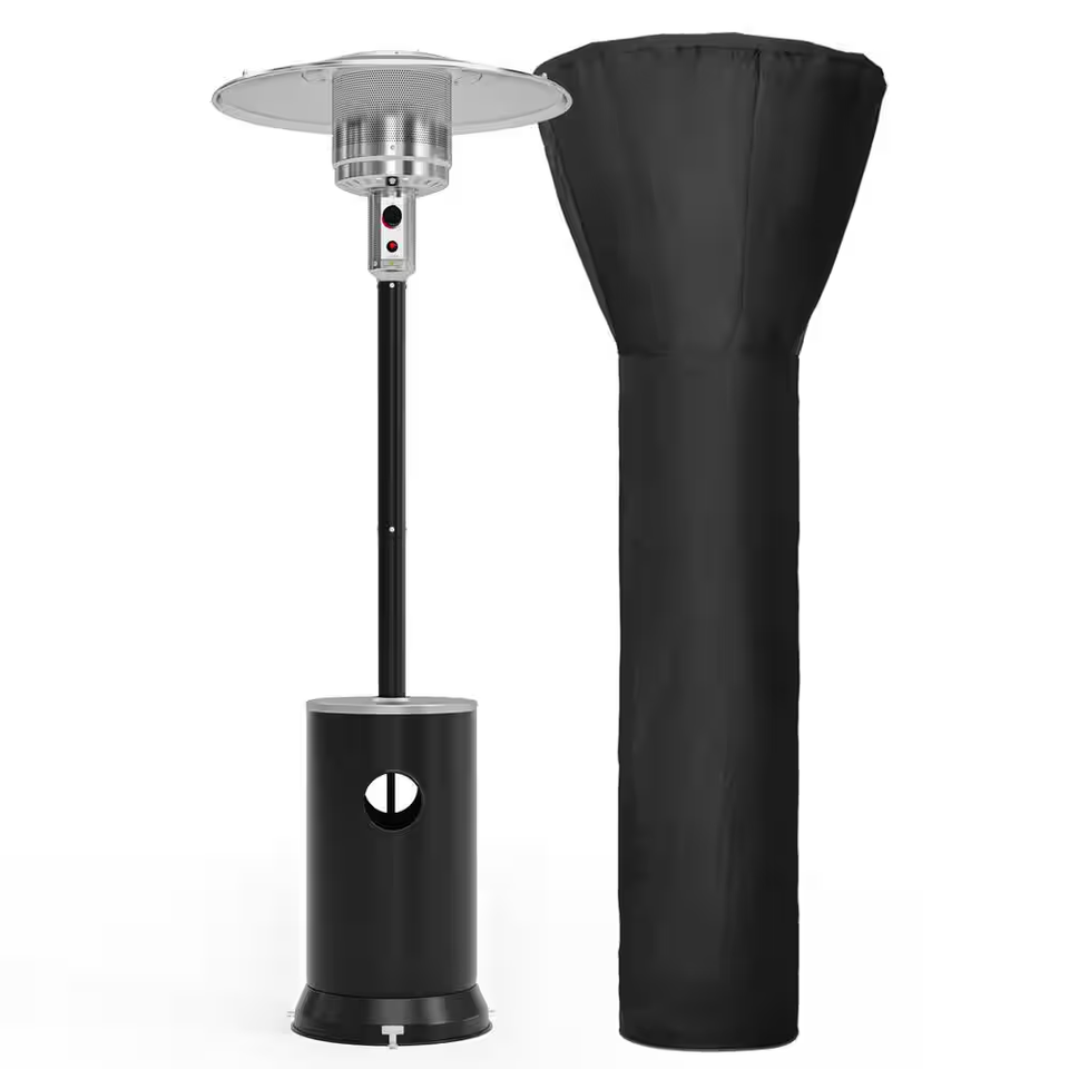 48000 BTU Black Propane Patio Heater with Cover eBay