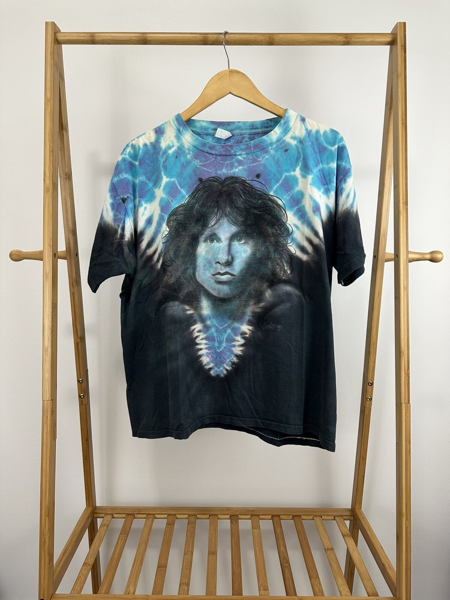 VTG Jim Morrison The Door American Poet Tie Dye Single Stitch T