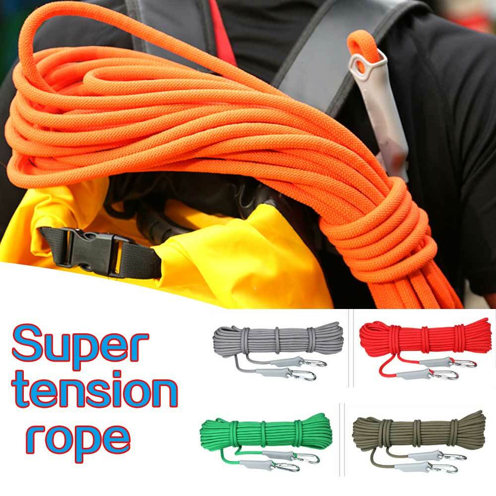 Cuerdas seguras para exteriores rescate supervivencia campamento cuerdas de escape