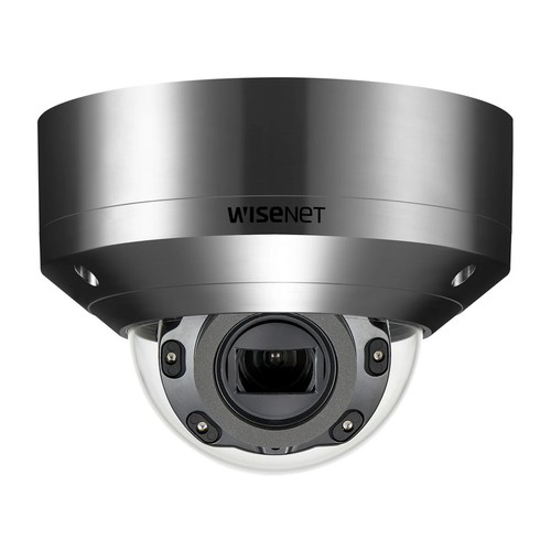 Hanwha 2MP Network Stainless IR Dome Camera 2.8-12MM Motorised Varifocal Lens - 第 1/2 張圖片