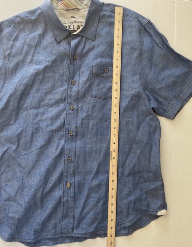 Tommy Bahama Men's 100% Linen Button Up Shirt Top Relax Island Modern Fit Sz XL - Picture 8 of 11