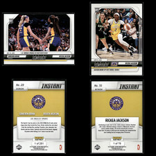 (2) 2024 Panini Instant WNBA Rickea Jackson ROOKIE CARDS SP Sparks #29 & #70 RC