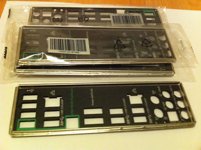 ORIGINAL ASUS IO SHIELD for ASUS X79 DELUXE ,X79-DELUXE  , GREEN BLACK