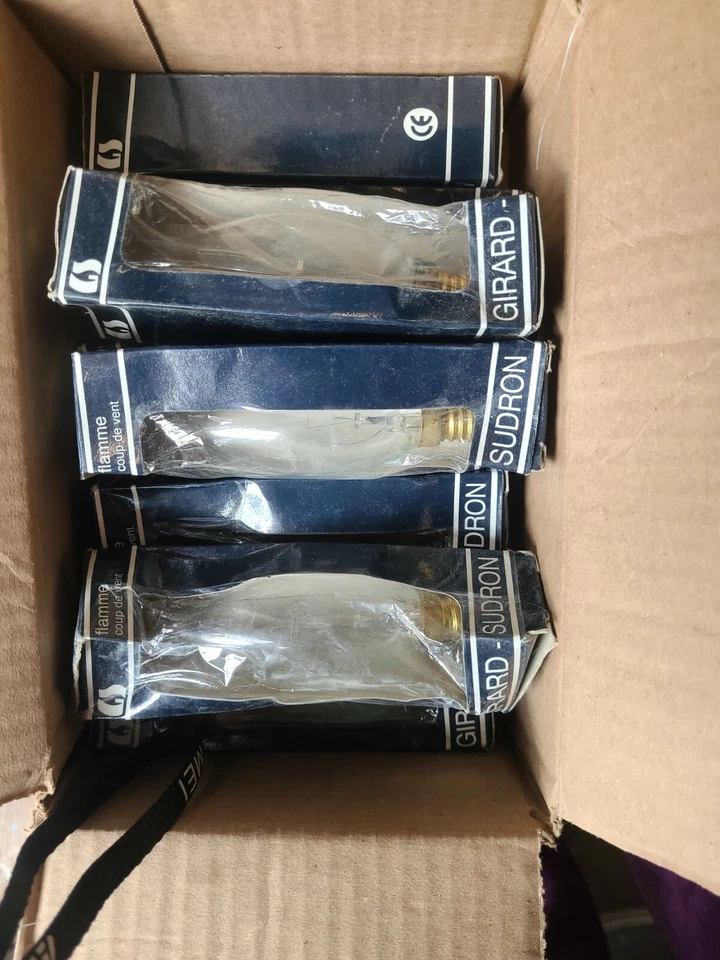 Lamp bulb flame Bent Tip Girard Sudron clear 40w 240v e14-base 8count - Image 4 of 4