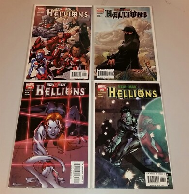 NEW X-MEN HELLIONS #1-4 WEIR DEFILIPPIS XAVIER MARVEL HIGH GRADE SET 2005 (4)