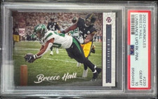 2022 Chronicles Breece Hall #220 Luminance Update Pink Rookie RC NY Jets PSA 10