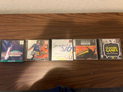 PlayStation LOT C Activision Classics Project VB Zero Pilot Breeding Stud Soccer