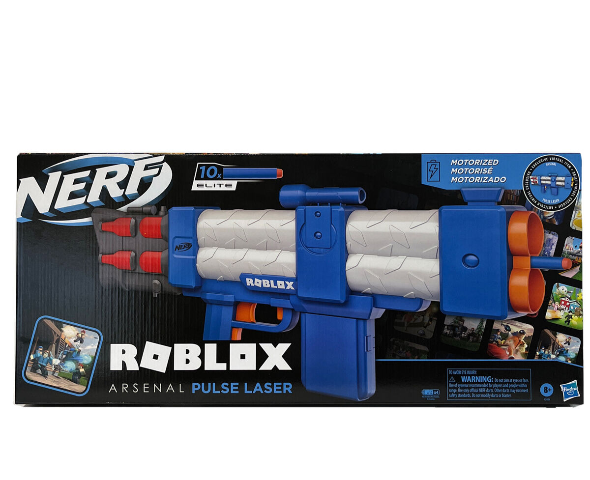 Nerf Roblox Arsenal: Pulse Laser Motorized Dart Blaster, Includes 10 Darts