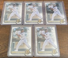 Maikol Escotto 2022 Bowman Prospects Chrome 1st Bowman #BCP-52 Pirates Lot (5)