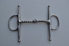 Knebeltrense gebrochen gedreht 12,5 cm Ausstellungsstück 1234