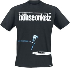 Böhse Onkelz T-Shirt Herren Live in Dortmund schwarz Band-Merch, Bands