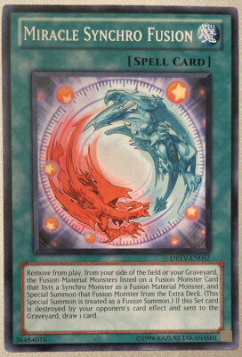 1x Miracle Synchro Fusion DREV-EN057 Yu-Gi-Oh! Card Common Mint