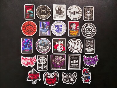 Motionless In White band Inspired Stickers Chris Motionless Emo Metalcore Decals