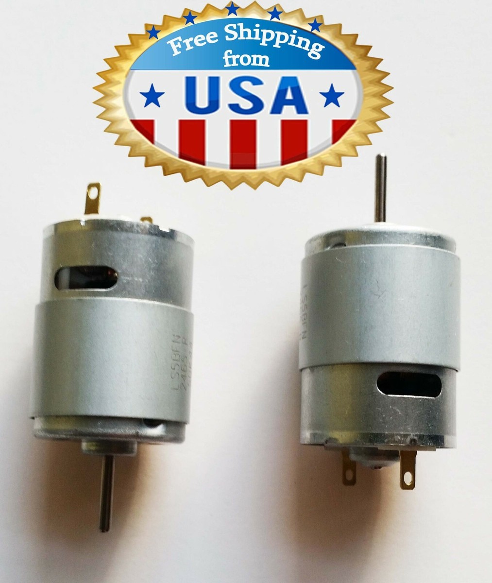 2 X RS-385PH DC Motor- (12 - 24)V DC, 13,500 RPM High Torque , New