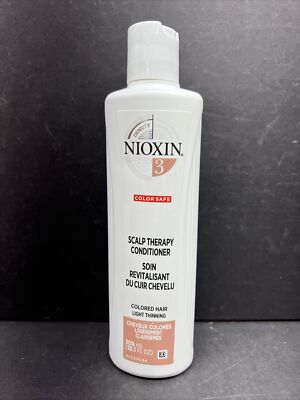 nioxin system 3 scalp therapy conditioner colored hair light thinning 10.1oz New