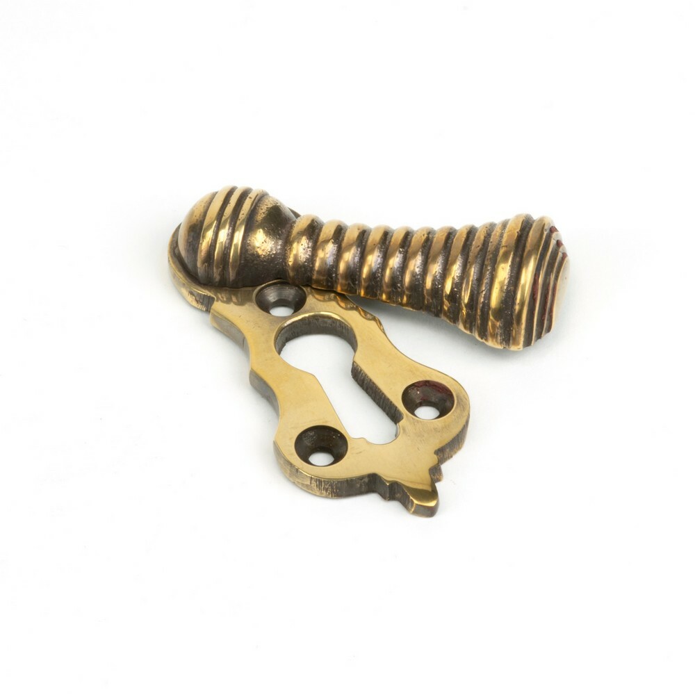 From The Anvil 83817 Aged Brass Beehive Escutcheon