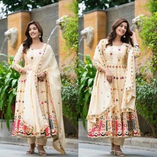 PAKISTANI HEAVY FAUX GEORGETTE KURTA PALAZZO WITH BEAUTIFUL DUPATTA FOR WOMEN