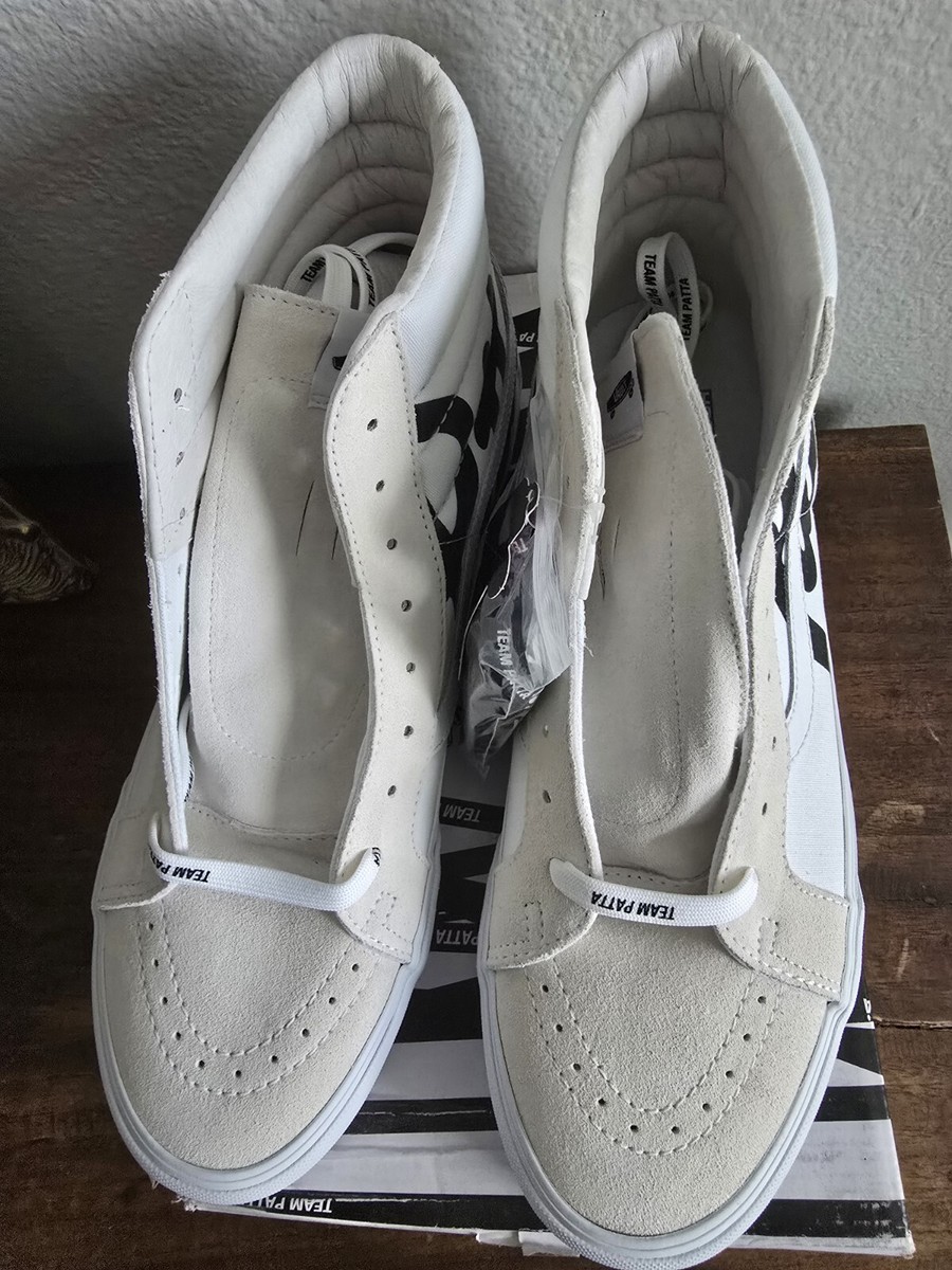 VANS ホワイト 90s バギーパンツ　値下げ交渉受け付けます Women's shoes Vans Sk8-Hi Slim (Rivets) Antique Silver/ True White