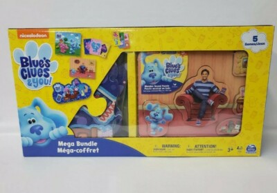 Nickelodeon Blues Clues & You Mega Bundle Box Spin Master 5 Games Bundle, New!!