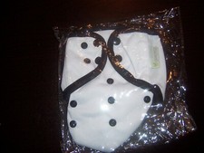 Osozozy  black white  cloth diaper cover  New