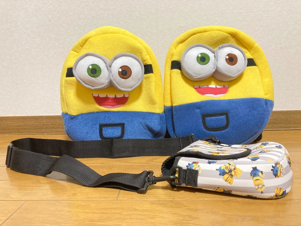 Minions Plush Backpack (Bob) Set of 2 u0026 Shoulder Bag from Japan FedEx | eBay