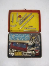 Vtg Urbana Constructioneer Metal Building Erector Set #8 In Box As Is Incomplete