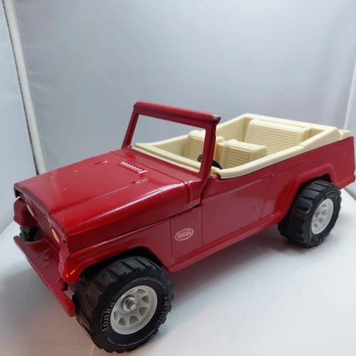 Tonka Jeepster: #2245: Red: No top: Vintage 1970s: Good Condition Jeep
