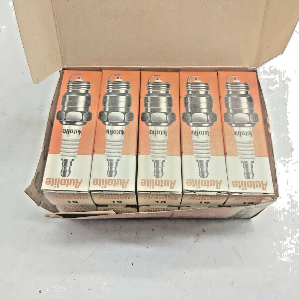 10x Autolite 16 Copper Powertip Spark Plugs 14mm Seat Replace AF52 45TS 5613246 Foto 2 de 4