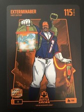 Malik Nabers Exterminaber RC #35 Fire 2025 Bo Jackson Battle Arena Update Rookie