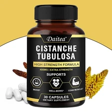 Cistanche extract 30 capsules--promote muscle growth and support performance