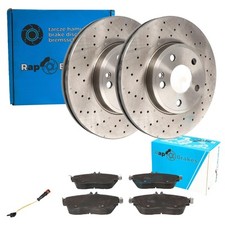 RAP BRAKES BREMSSCHEIBEN+ BELÄGE VORNE passend für MERCEDES A/B-KLASSE W176 W246