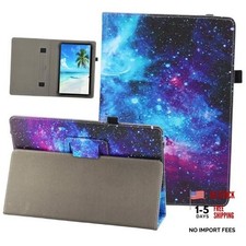 Universal 10 10.1 Inch Android Tablet Case - Slim Folding Stand Folio 01 Space