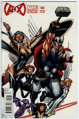 A+X  2 From 2013 By Marvel Ed McGuinness 1:25 Connecting Cover Variant