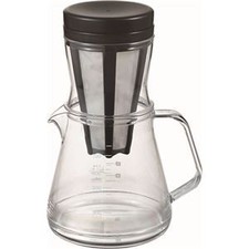Stron 750 Coffee Server 850ml w/ 2-Way Dripper Set, Black