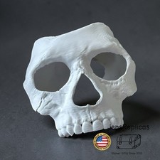 Ghost Mask 3D Printed Skull Mask Cosplay Replica Prop, Game Room Display