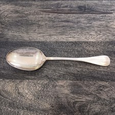 Queen Anne Williamsburg by Stieff Sterling Silver Serving Spoon  7 7/8" 0005