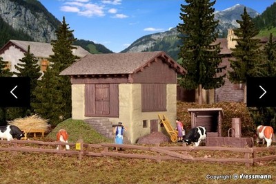 Kibri Barn With Accessories 38814 HO Scale