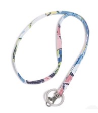 Vera Bradley Lanyard Key Ring ID Badge Clip Marian Floral NWT