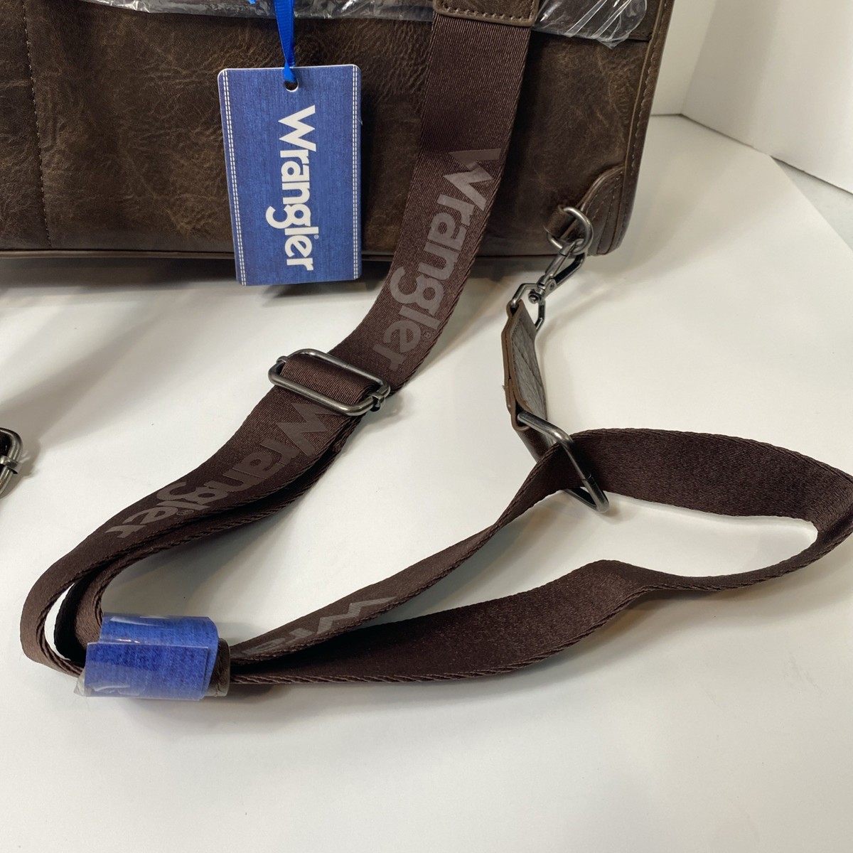 Wrangler Top Handle Carry Satchel/Laptop Bag/Backpack 