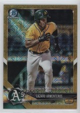 2018 Bowman Mega Box Gold Mojo Refractor 30/50 Lazaro Armenteros #BCP118 1xd
