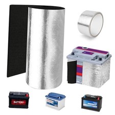 40"X7" Universal Car Battery Insulation with Aluminum Foil Tape, Anti