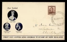 DR WHO 1938 NEW ZEALAND FDC KGVI CHRISTCHURCH R78667