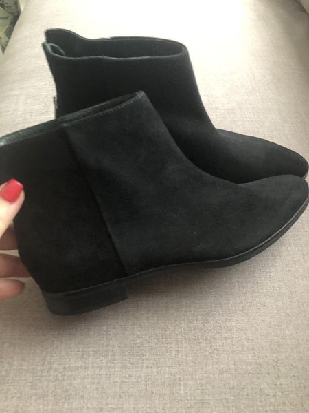 Women Gino Rossi Boots Black Suede 40