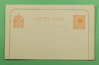 DR WHO AUSTRALIA VICTORIA LETTER CARD H&G #A8 UNUSED R85310
