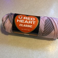 Red Heart Classic 947 Dusty Rose Variegated Y...